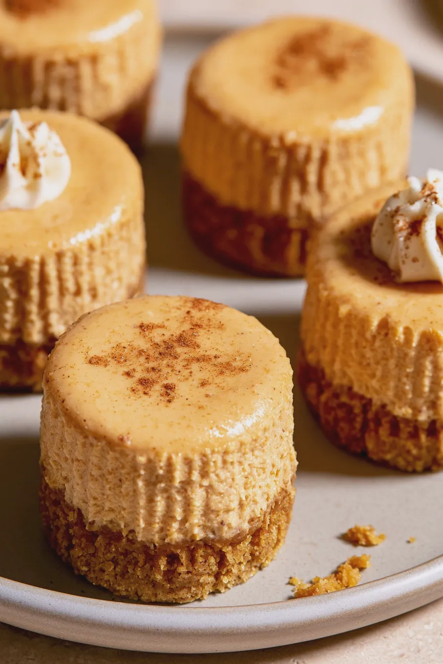 pumpkin cheesecake bites