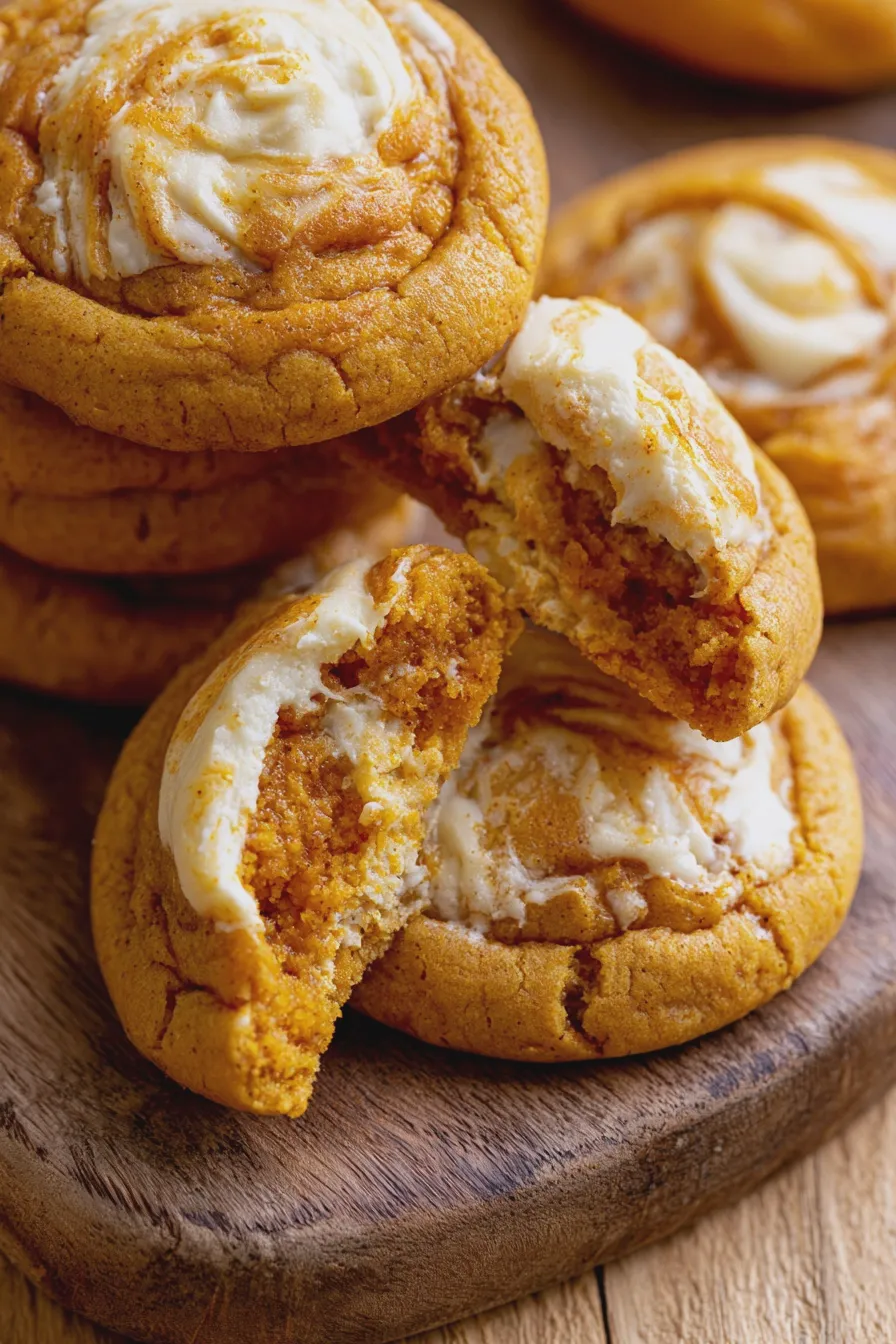 pumpkin cheesecake cookies
