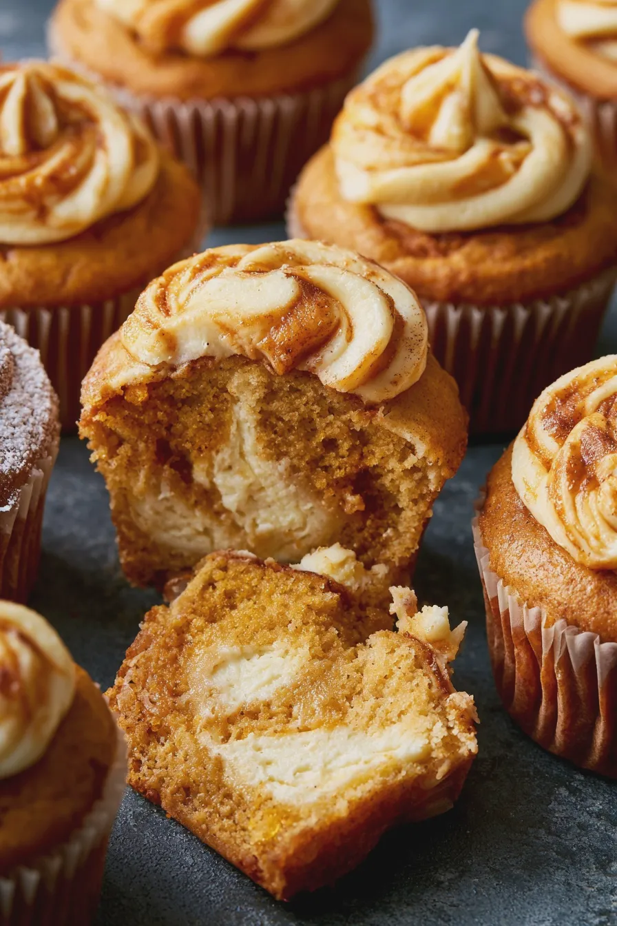 pumpkin cheesecake cupcakes