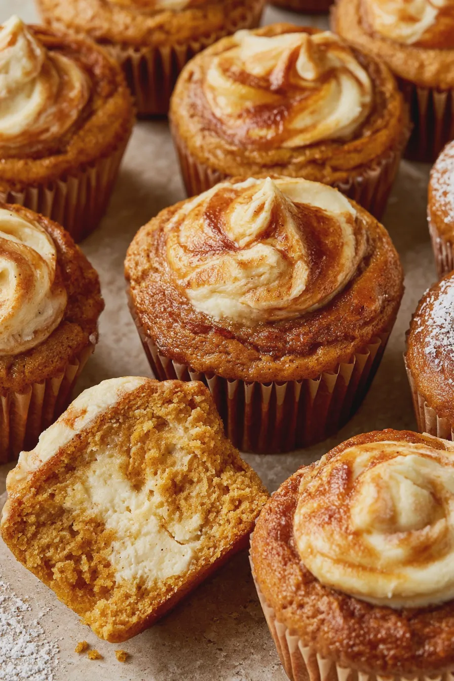 pumpkin cheesecake cupcakes