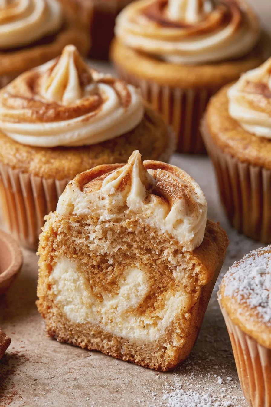 pumpkin cheesecake cupcakes