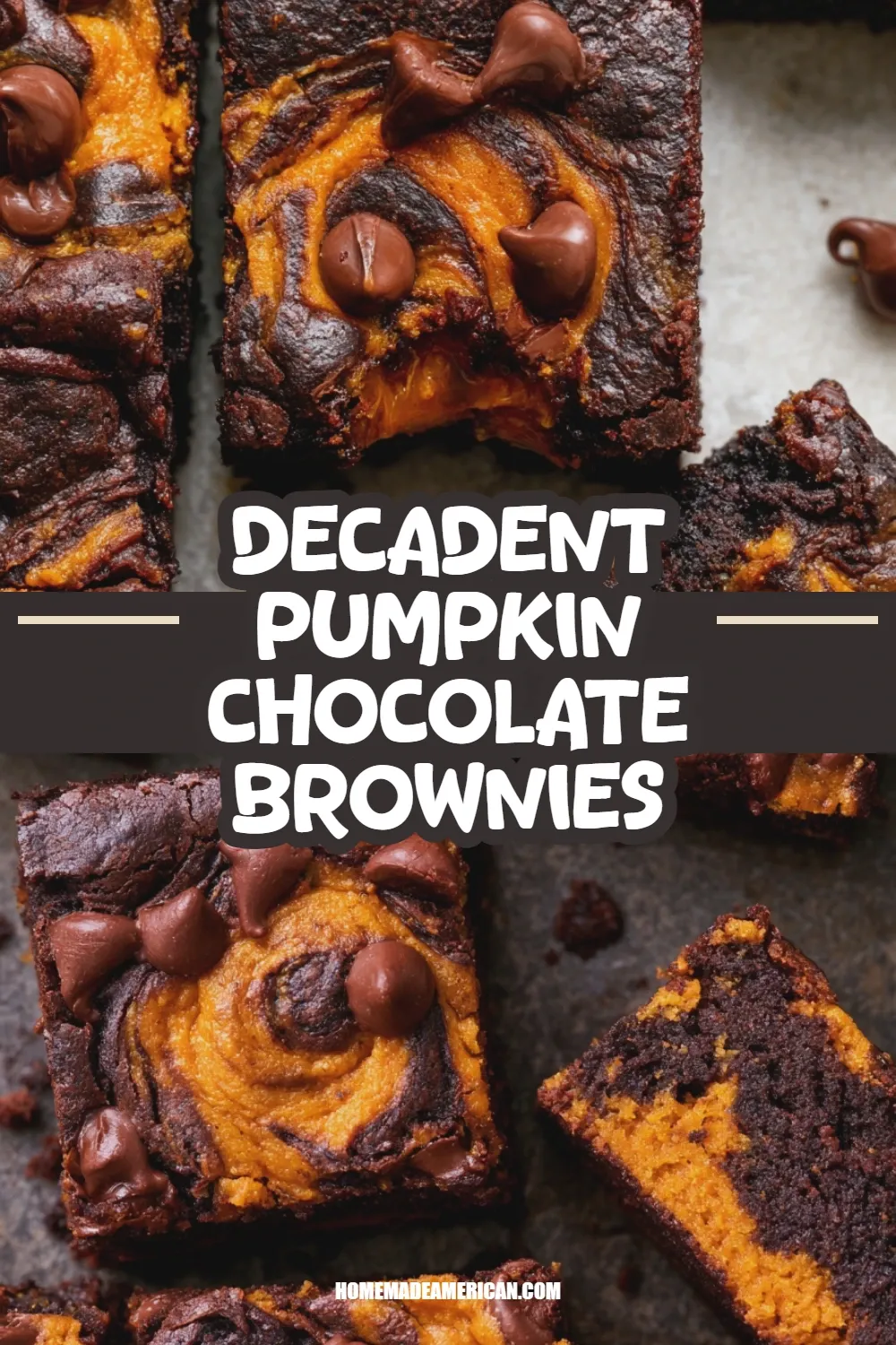 pumpkin chocolate brownies