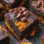 pumpkin chocolate brownies