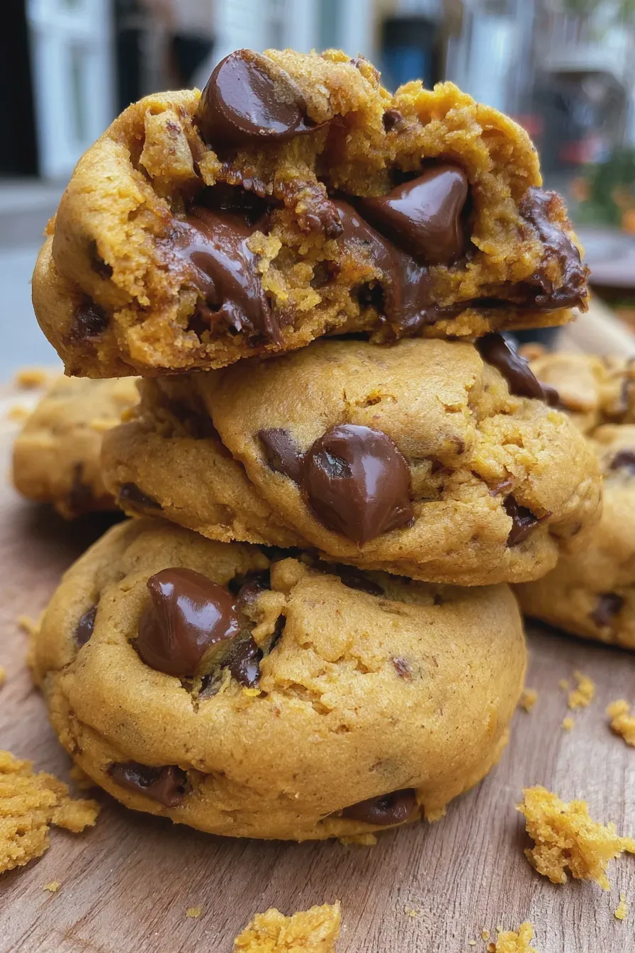 pumpkin chocolate chip cookies