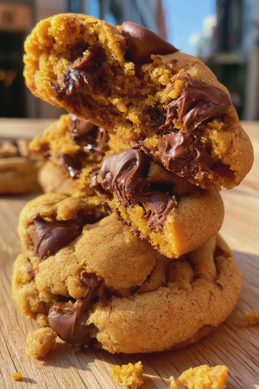 pumpkin chocolate chip cookies