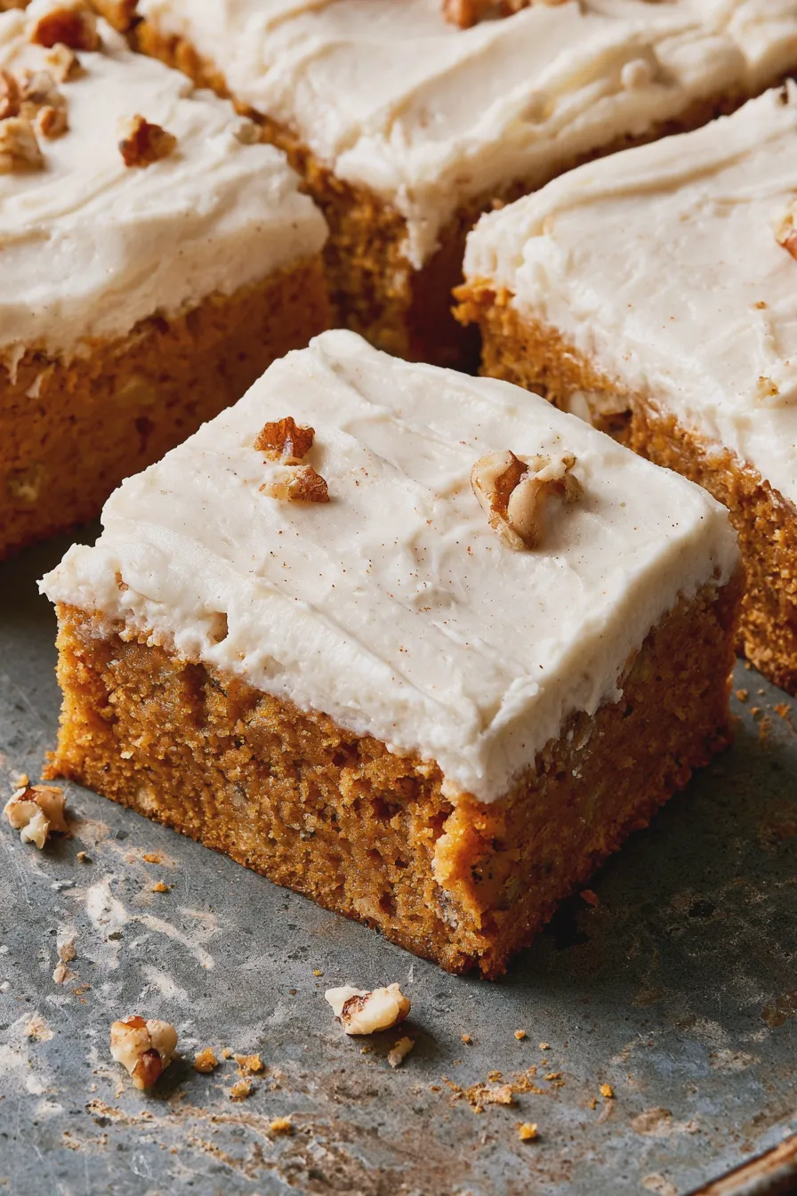 pumpkin cookie bars