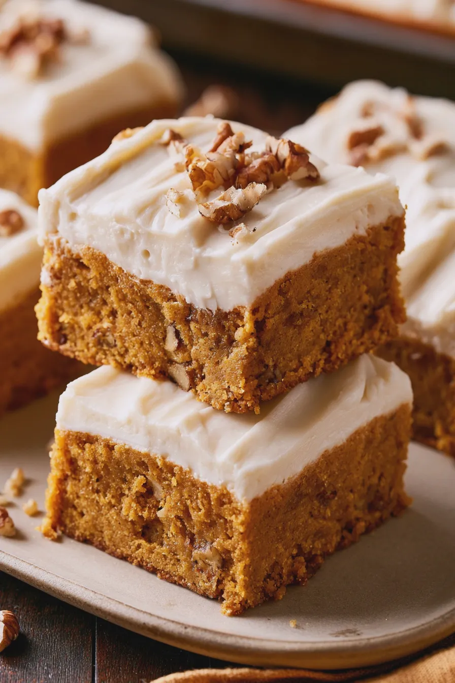 pumpkin cookie bars