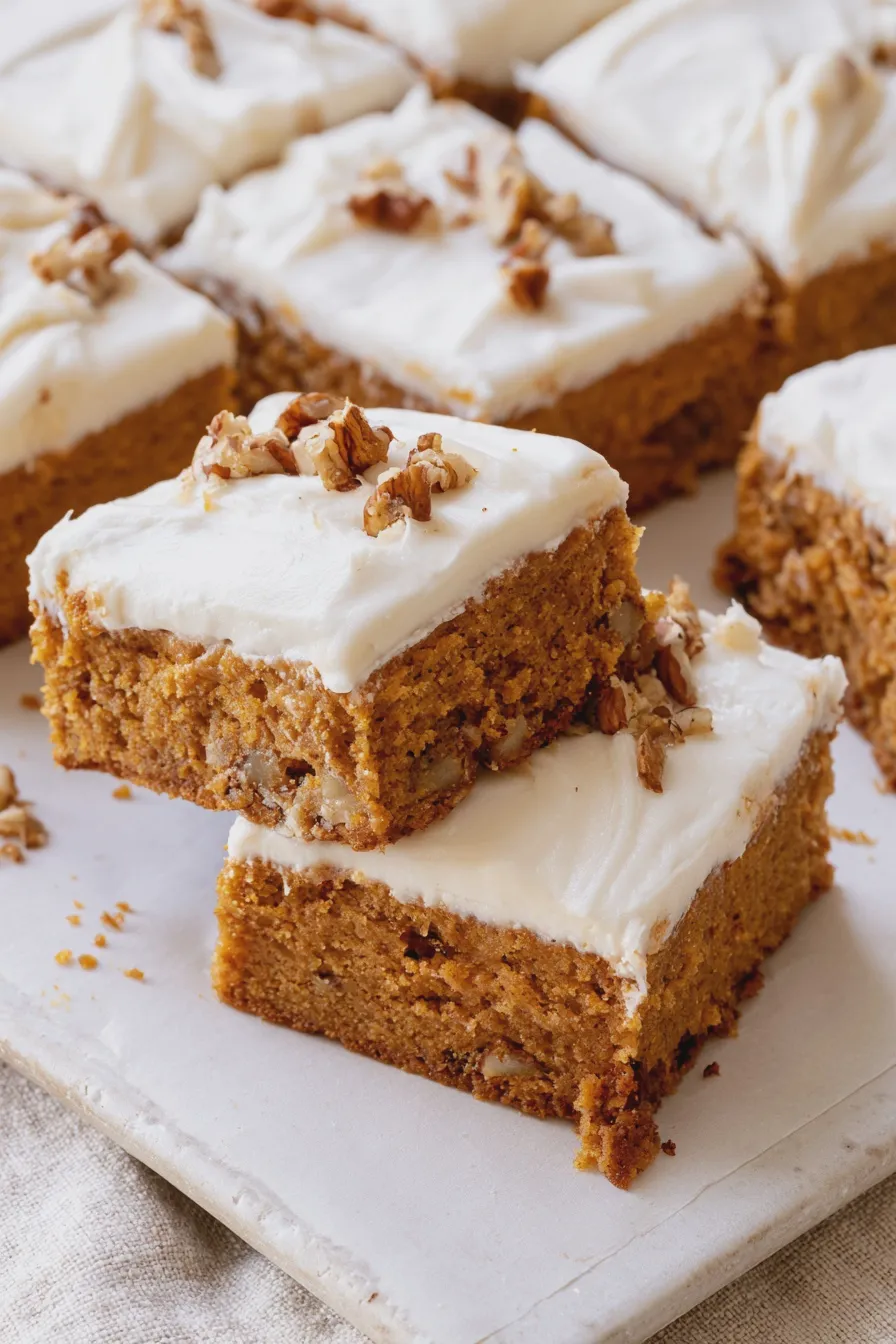 pumpkin cookie bars