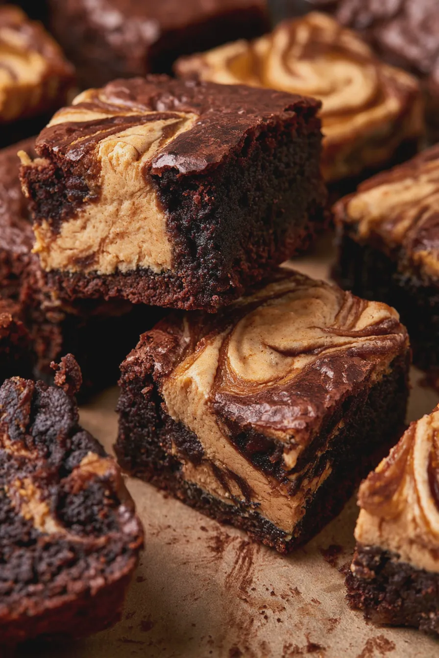 pumpkin cream cheese brownies