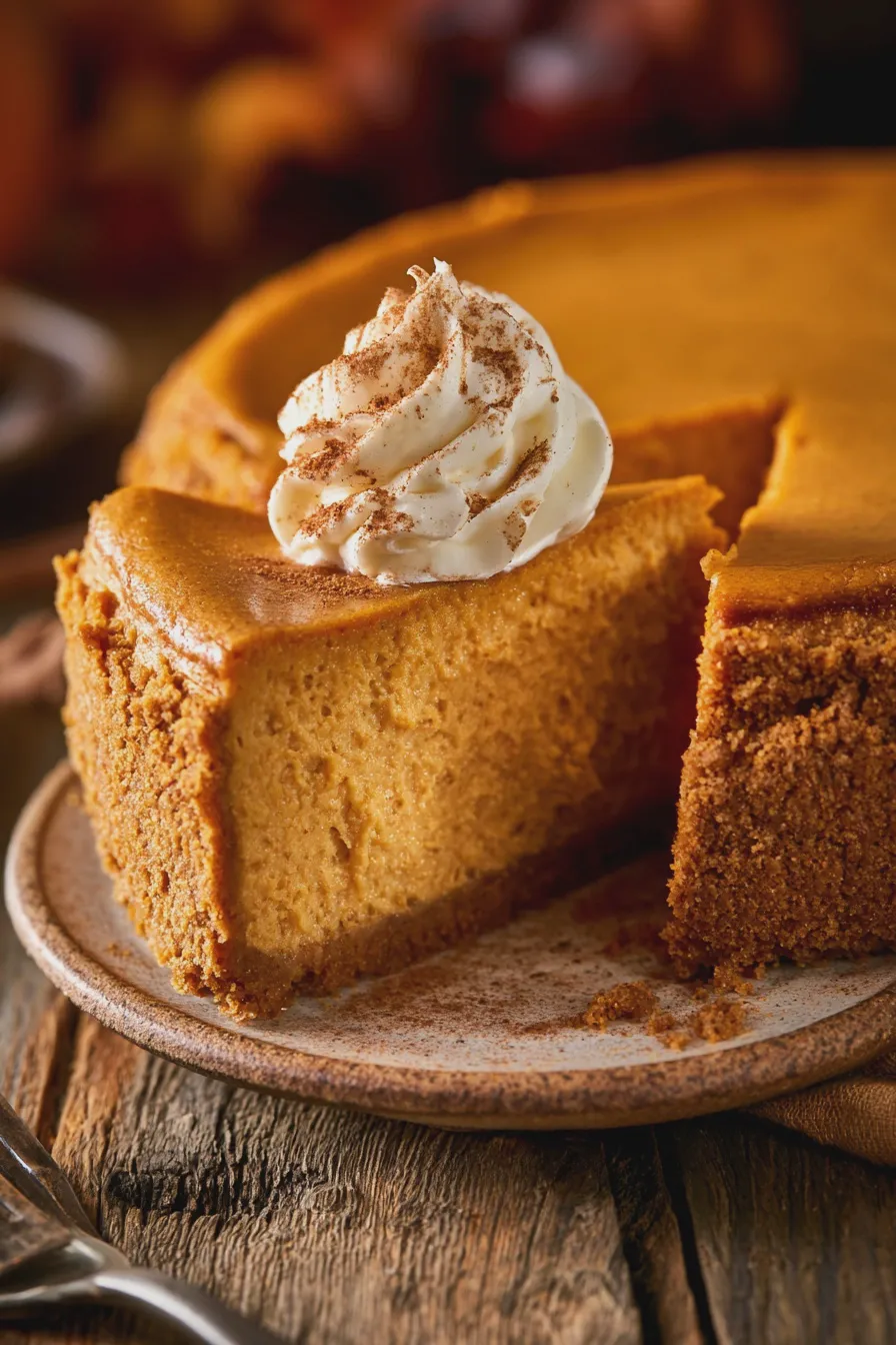 Pumpkin Cream Cheese Cheesecake