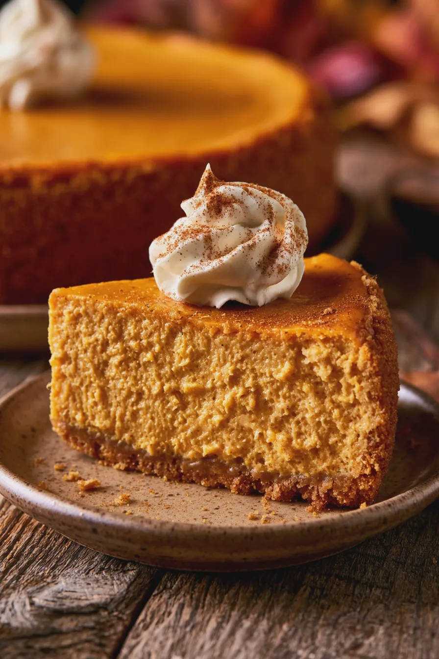 Pumpkin Cream Cheese Cheesecake