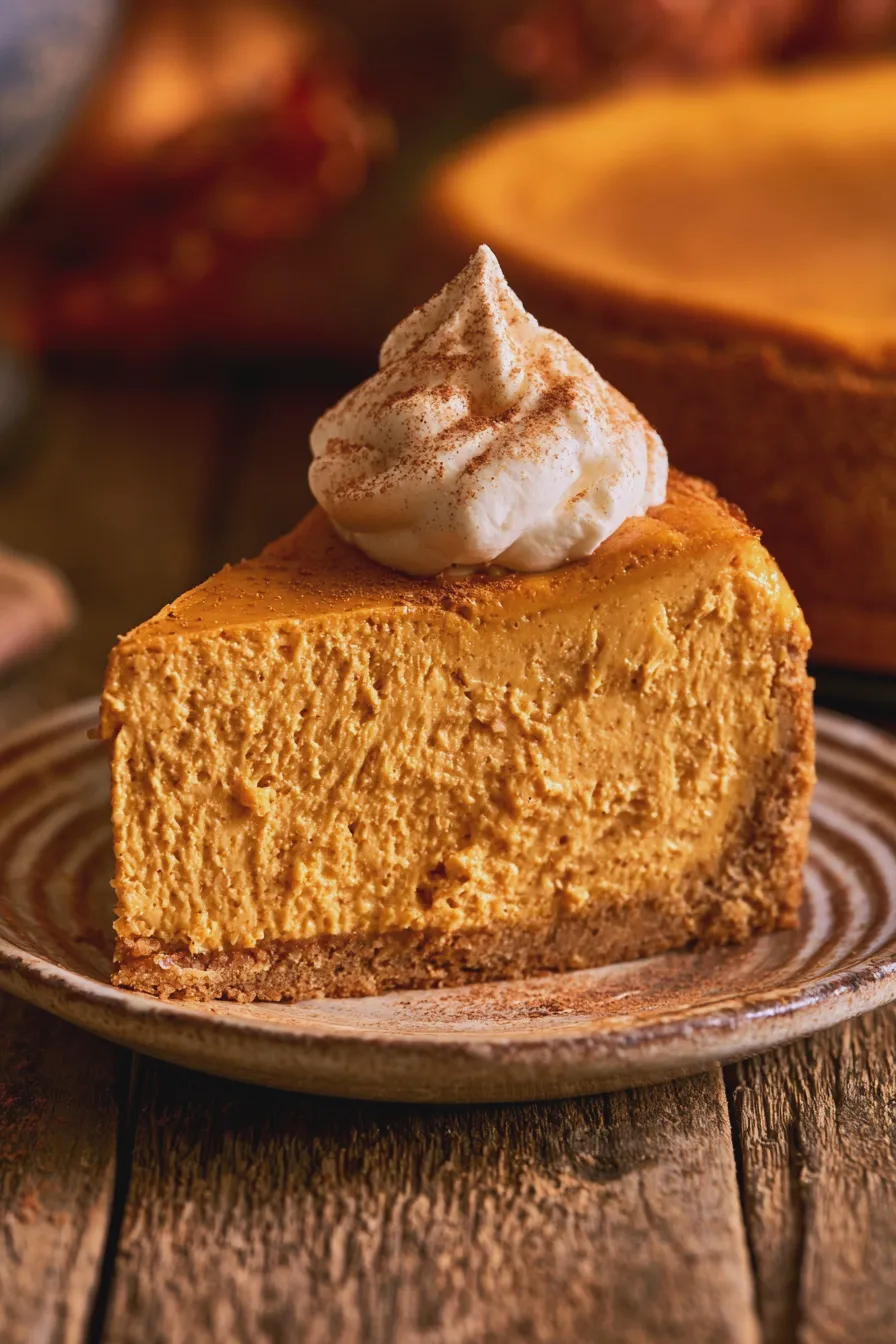 Pumpkin Cream Cheese Cheesecake