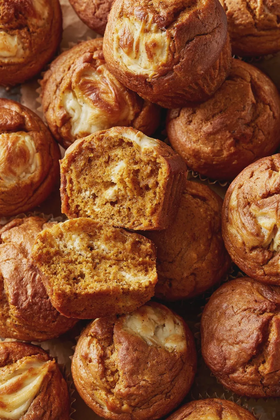 pumpkin cream cheese muffins