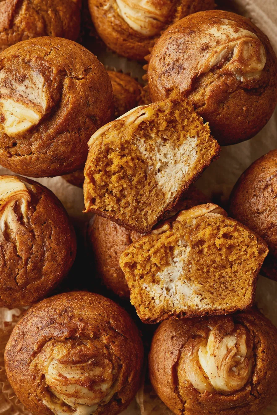 pumpkin cream cheese muffins