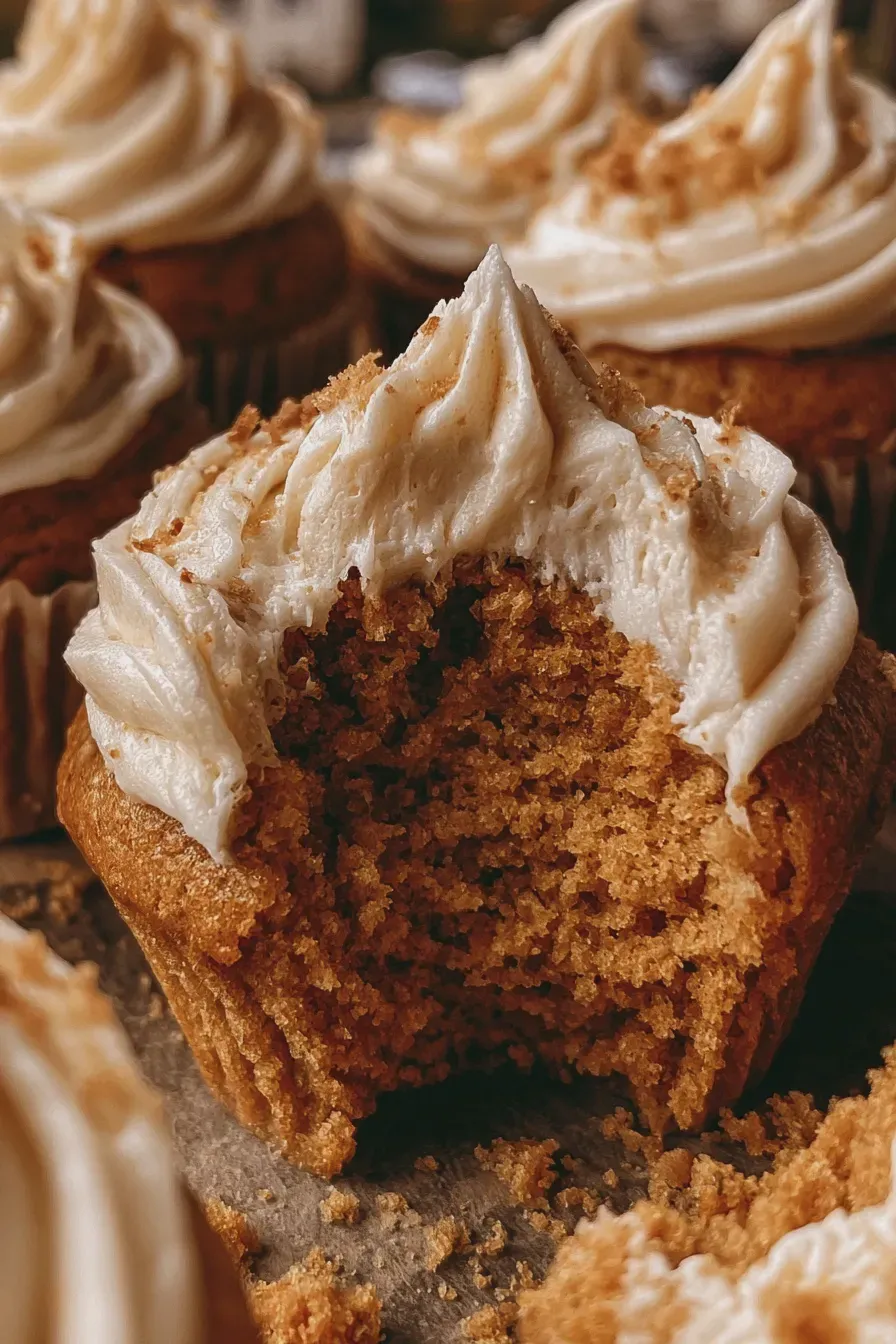 Pumpkin Cupcakes Recipe 2 pumpkin cupcakes