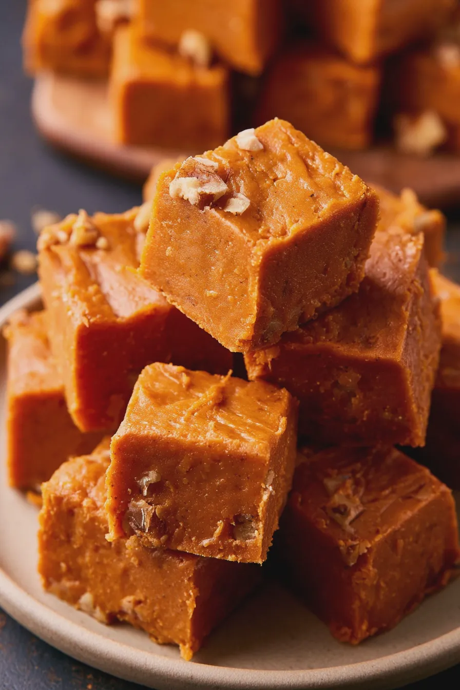 pumpkin fudge Easy Recipe 1 pumpkin fudge