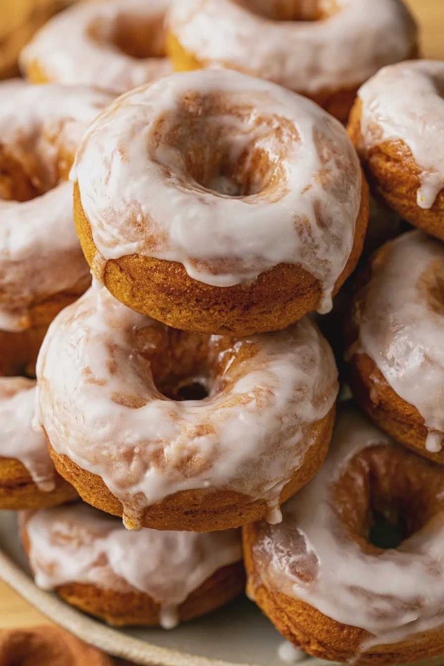 Pumpkin glazed donuts Recipe 4 pumpkin glazed donuts