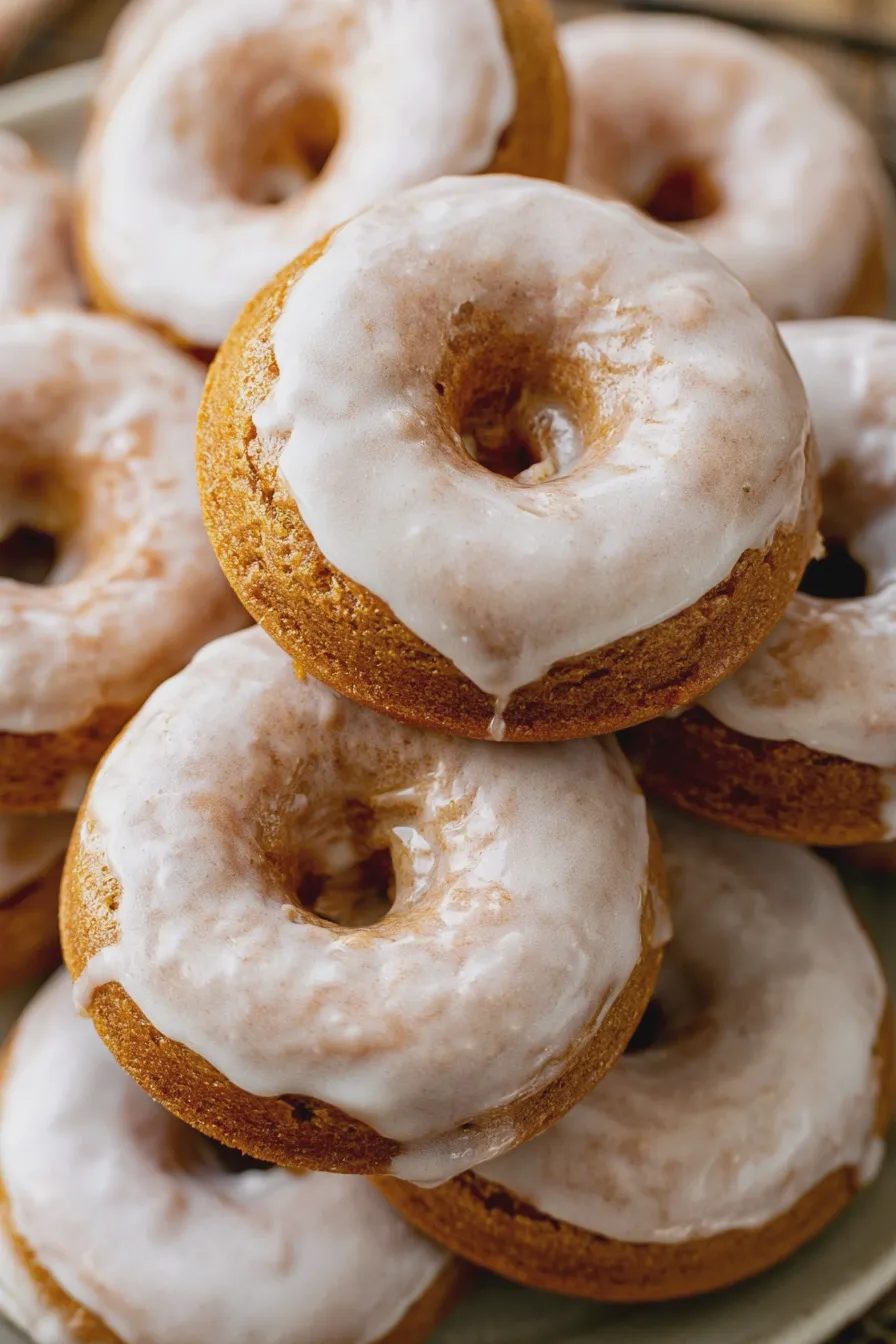 Pumpkin glazed donuts Recipe 2 pumpkin glazed donuts