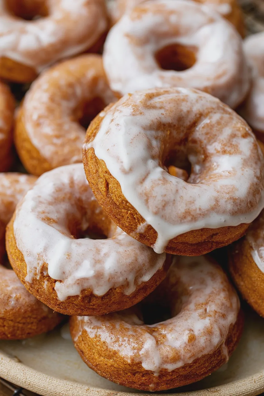 Pumpkin glazed donuts Recipe 1 pumpkin glazed donuts