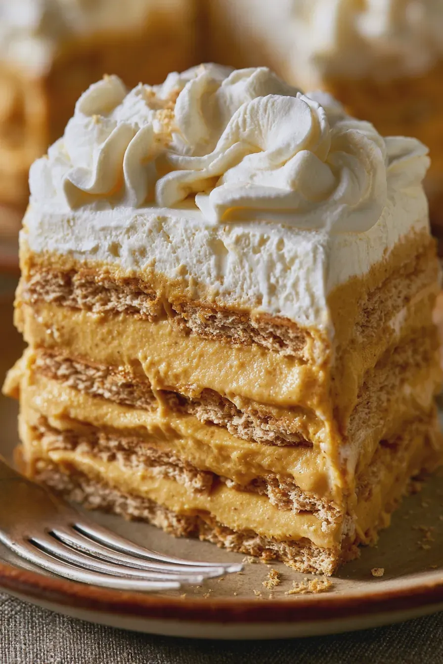 pumpkin icebox cake