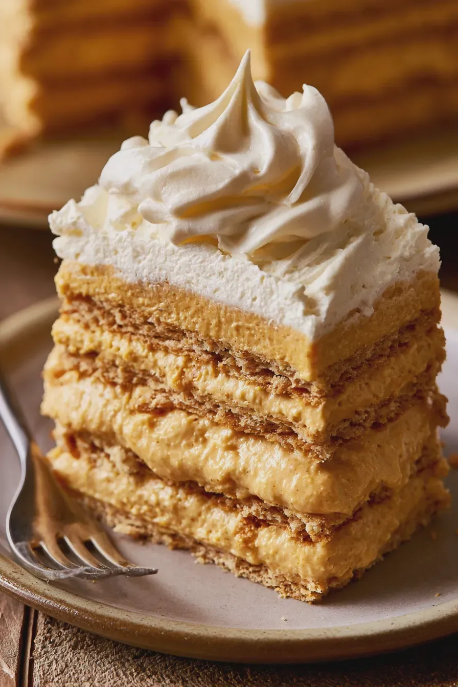 pumpkin icebox cake