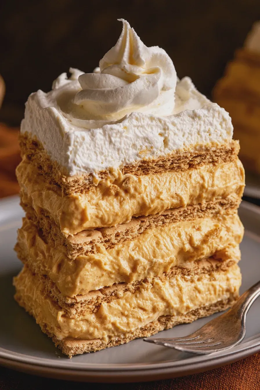 pumpkin icebox cake