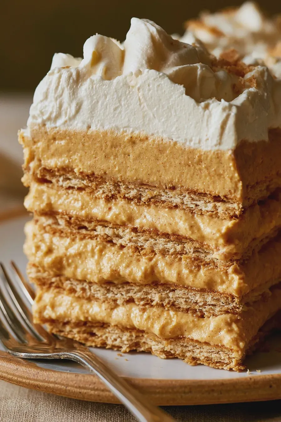 pumpkin icebox cake