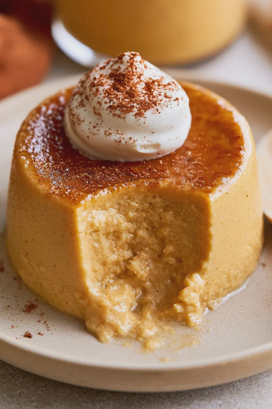 pumpkin panna cotta