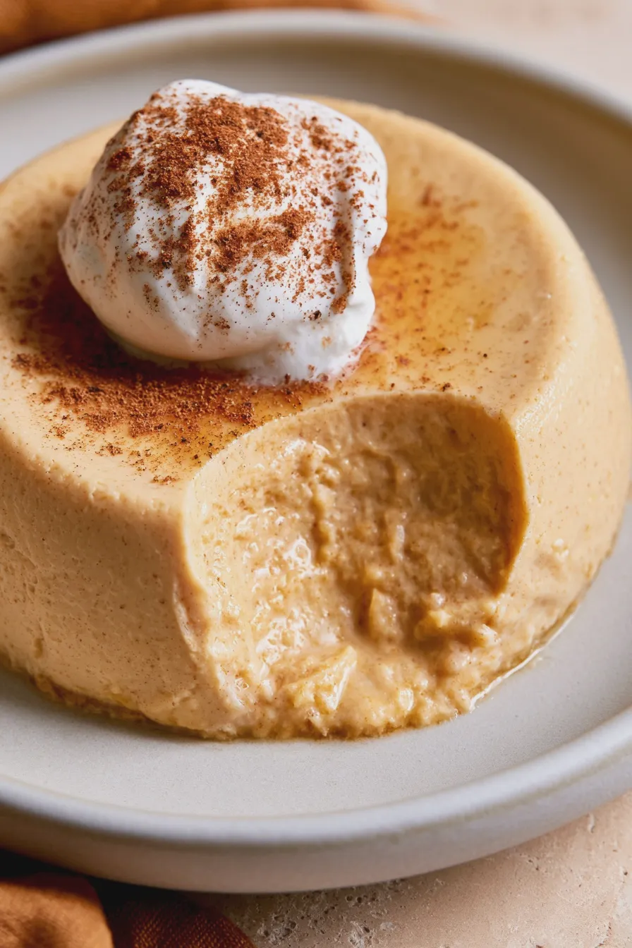 pumpkin panna cotta