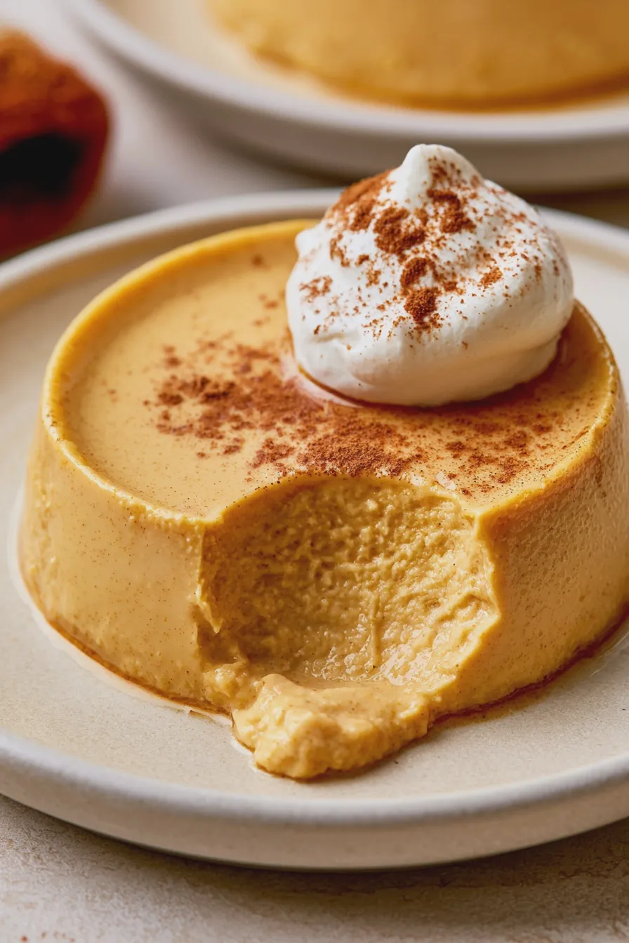 pumpkin panna cotta