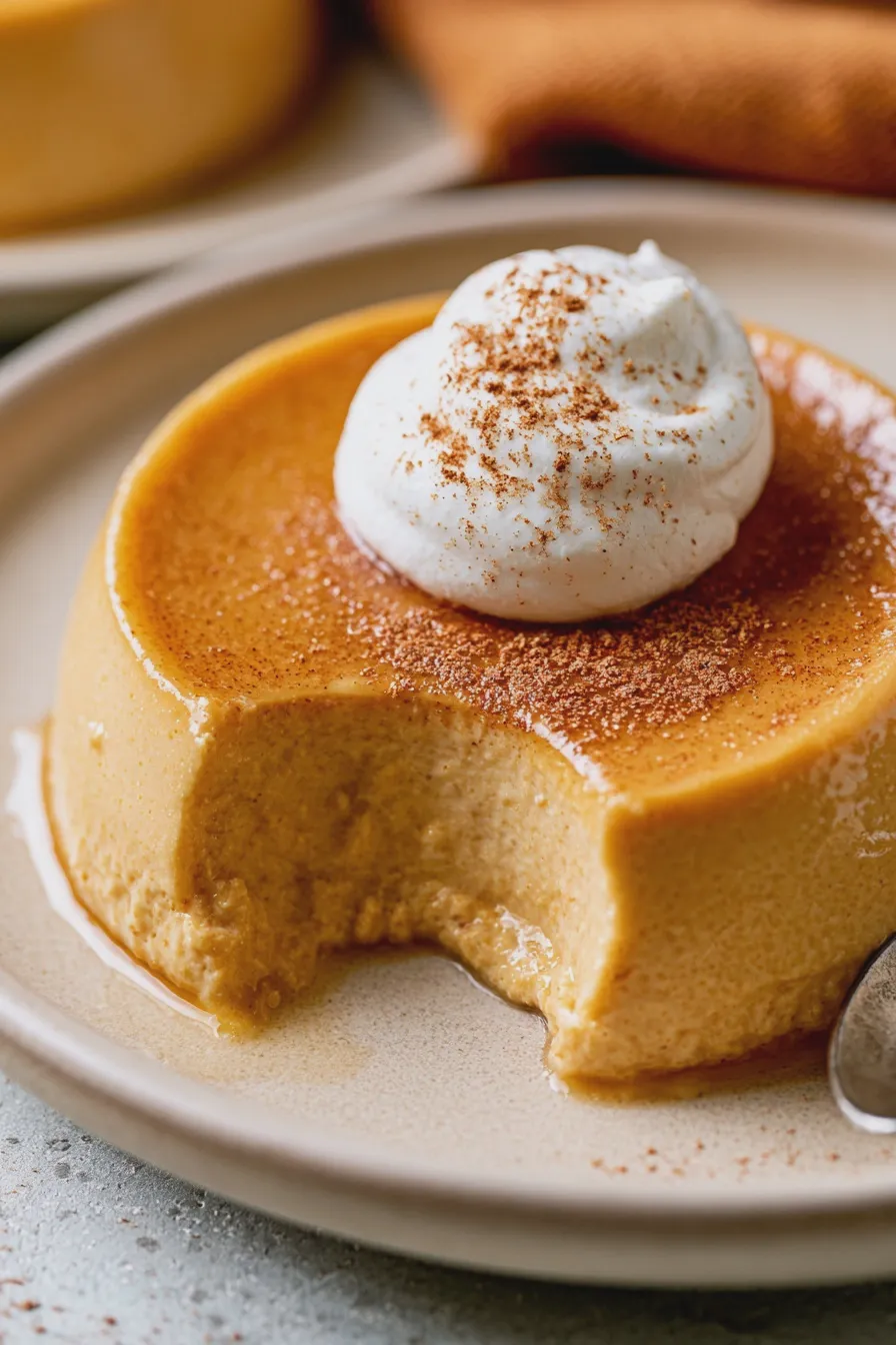 pumpkin panna cotta