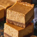 Pumpkin Pie Cheesecake Bars