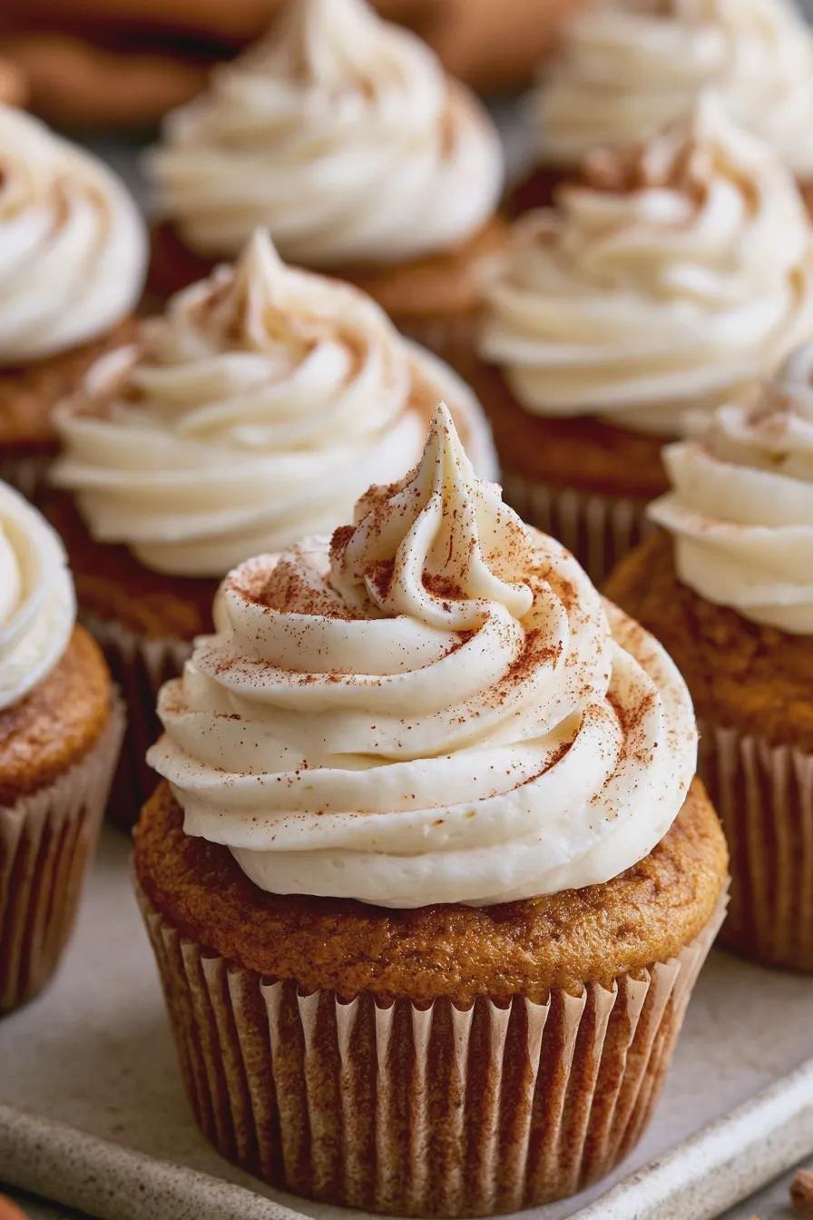 pumpkin pie cupcakes
