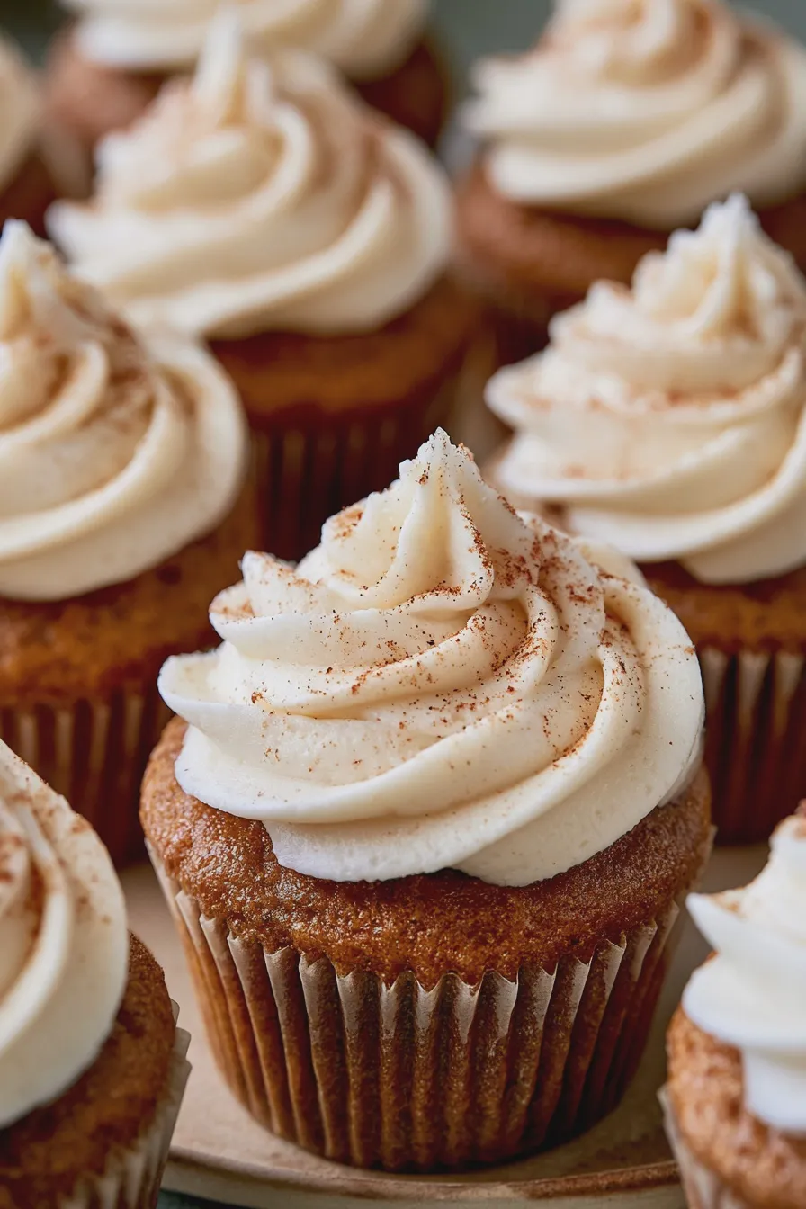 pumpkin pie cupcakes