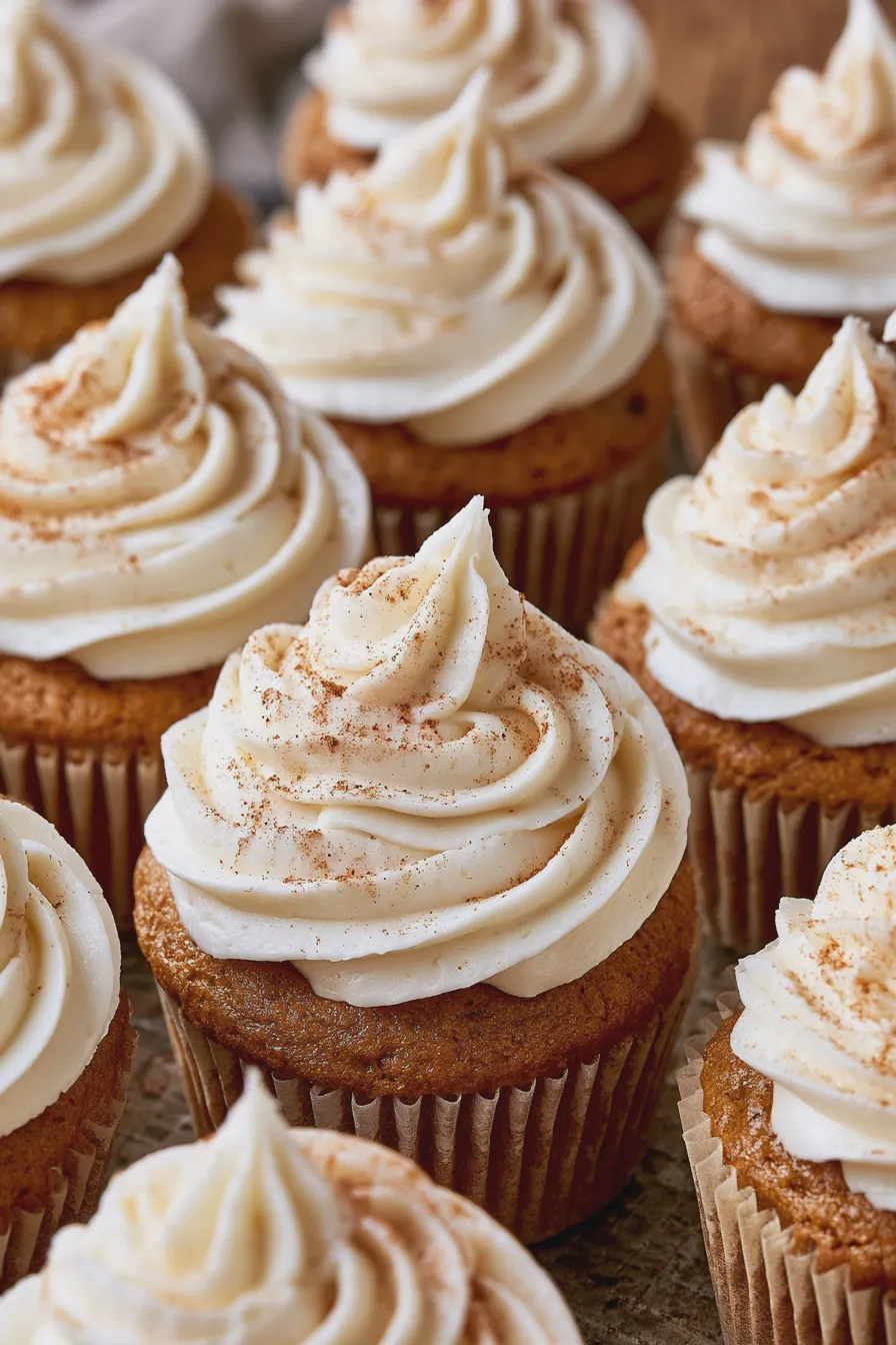 pumpkin pie cupcakes