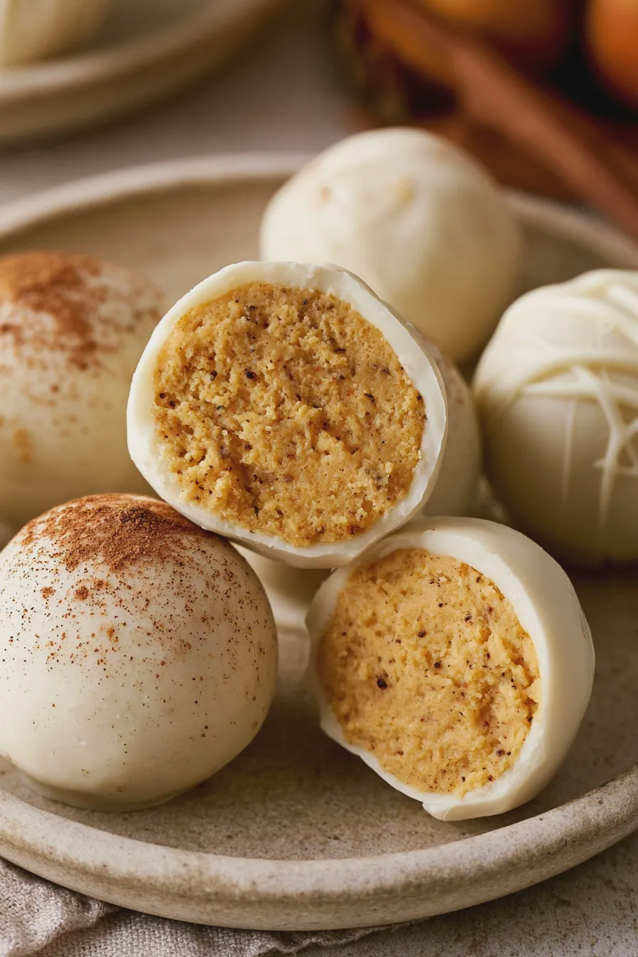 Pumpkin Pie Truffles Quick and Easy Recipe