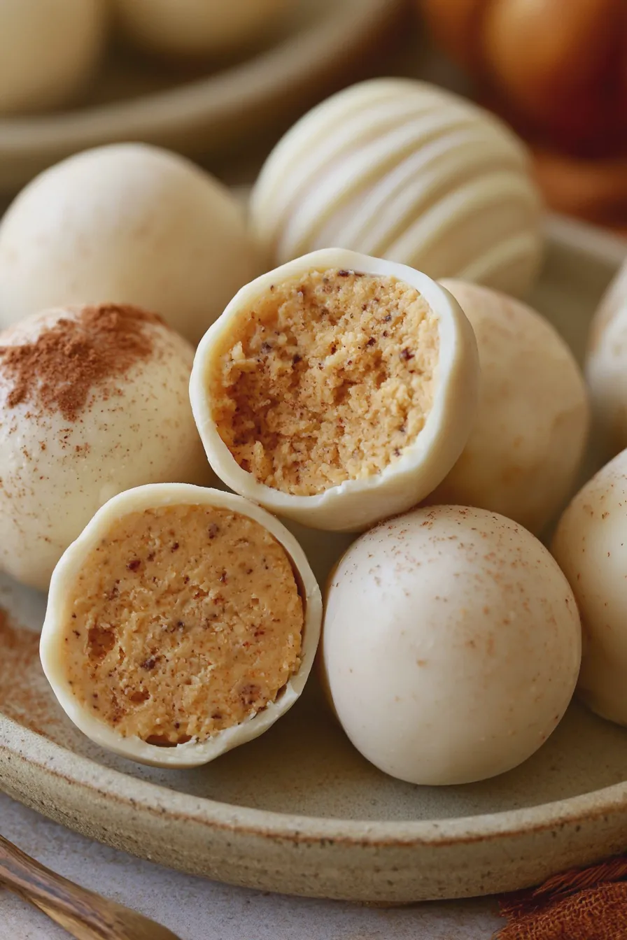 Pumpkin Pie Truffles