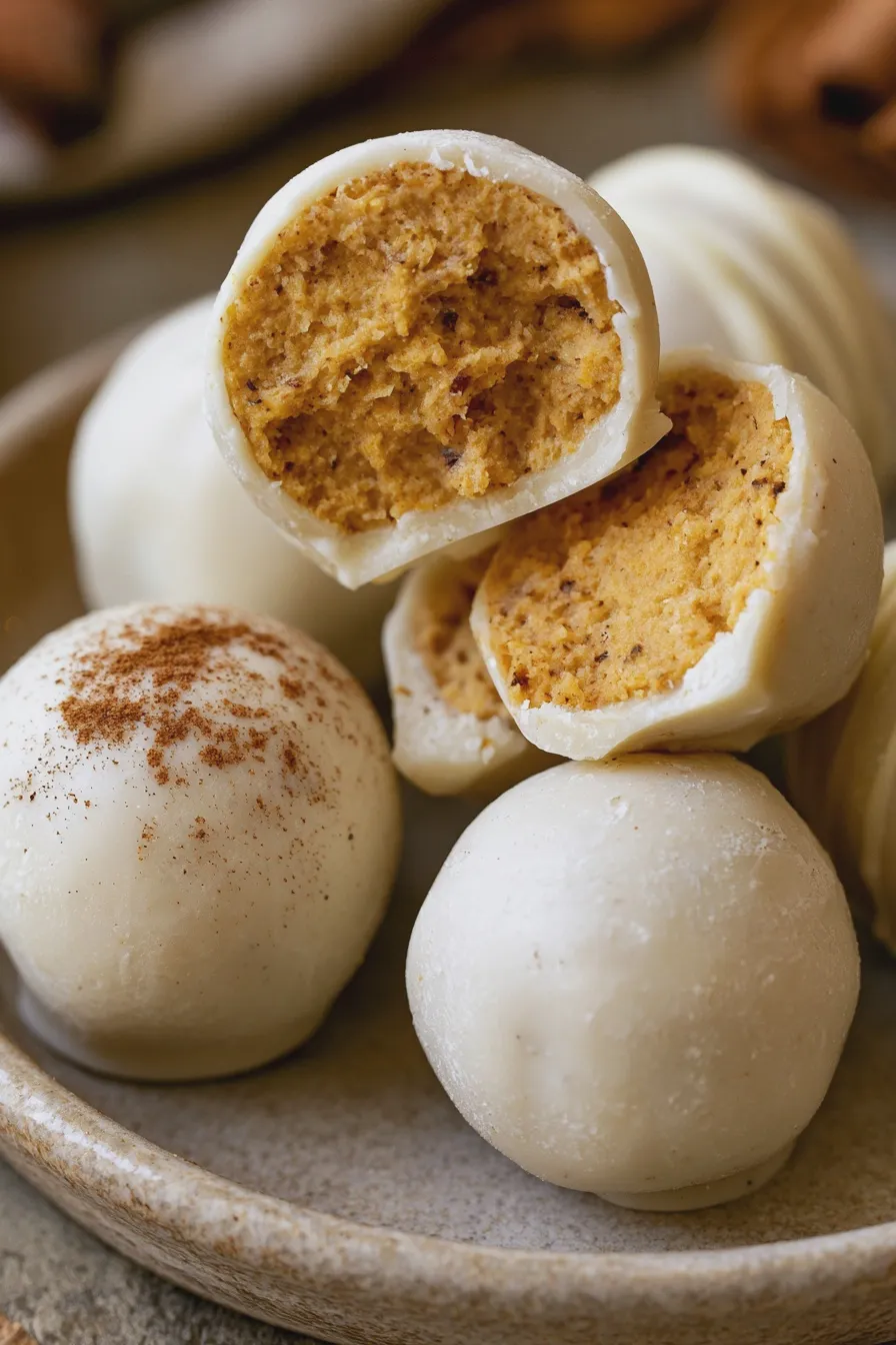 Pumpkin Pie Truffles