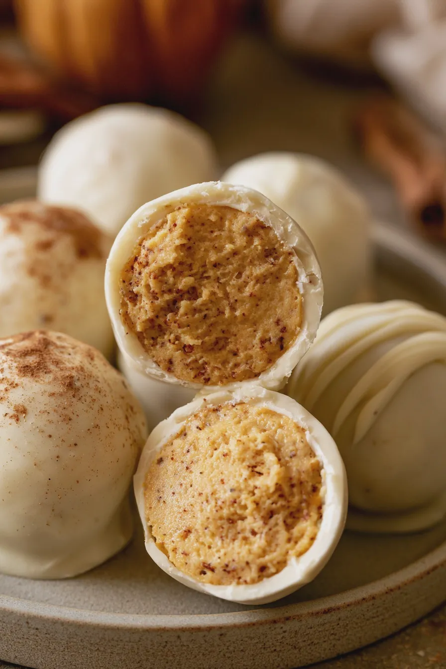 Pumpkin Pie Truffles