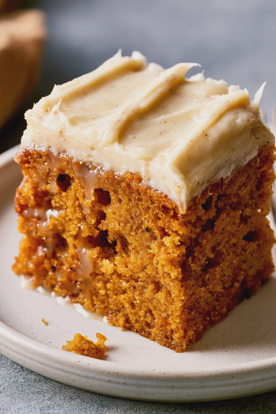 pumpkin poke cake Recipe