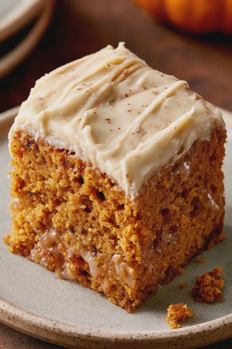 pumpkin poke cake