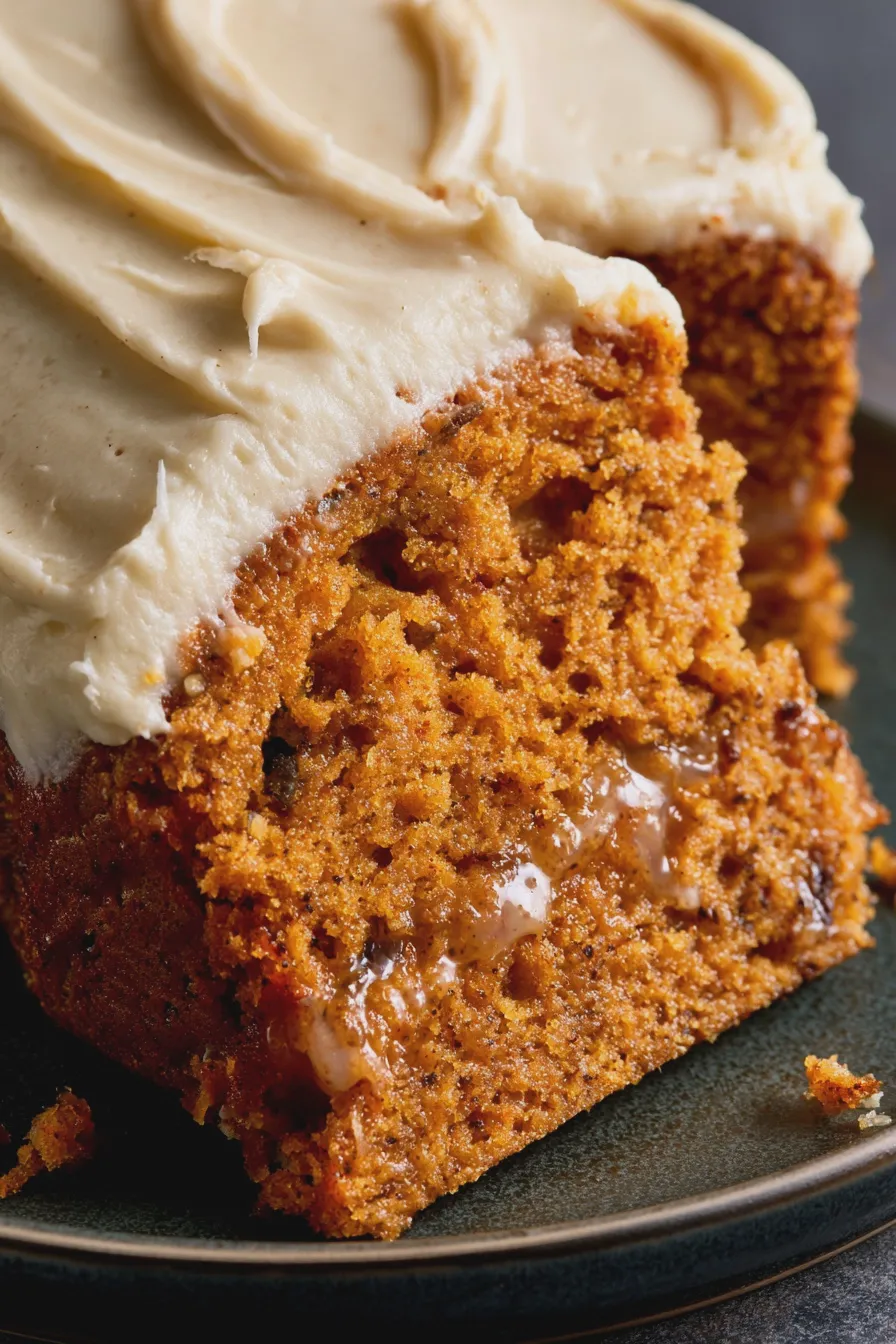pumpkin poke cake