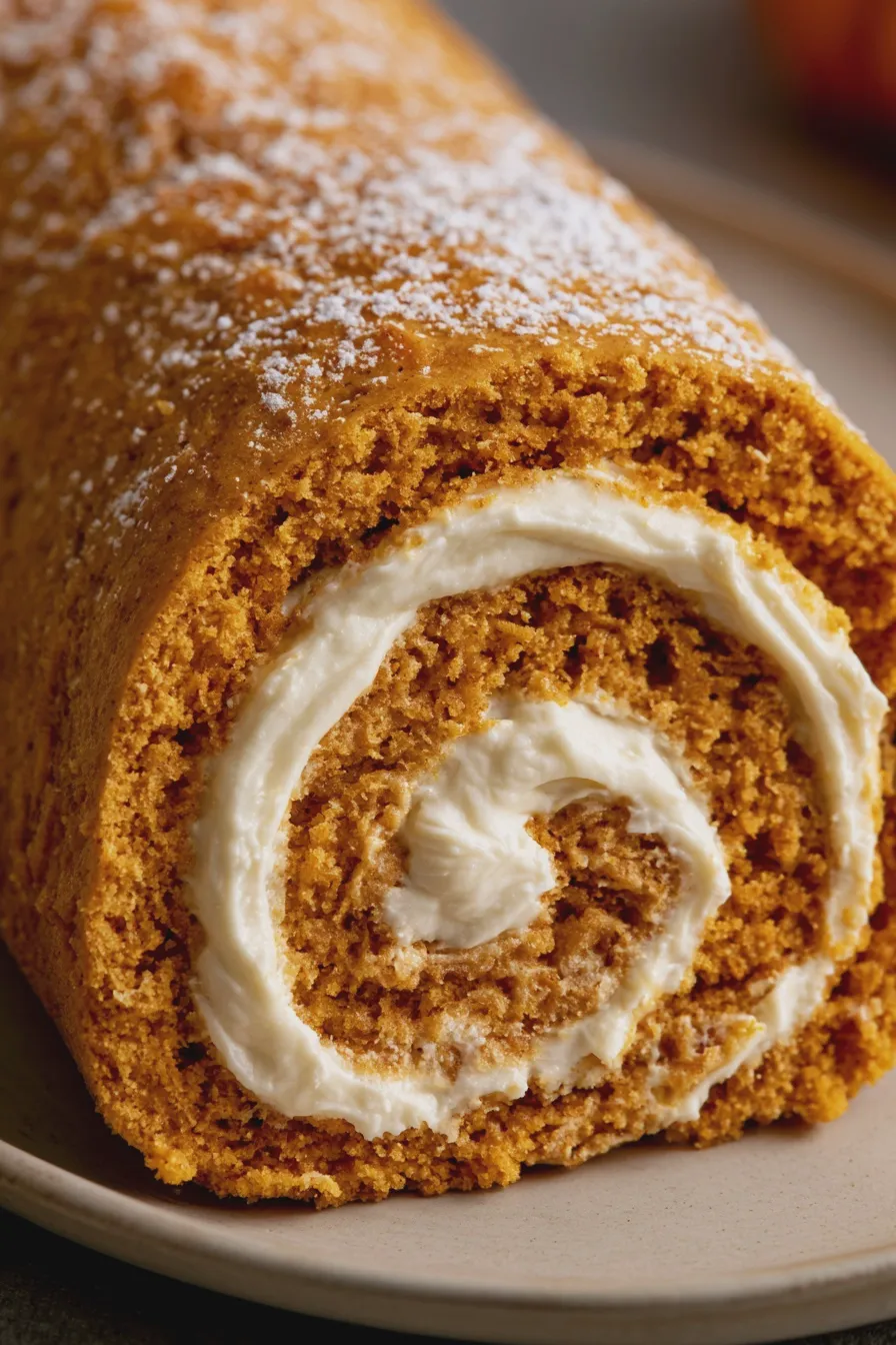 pumpkin roll cake