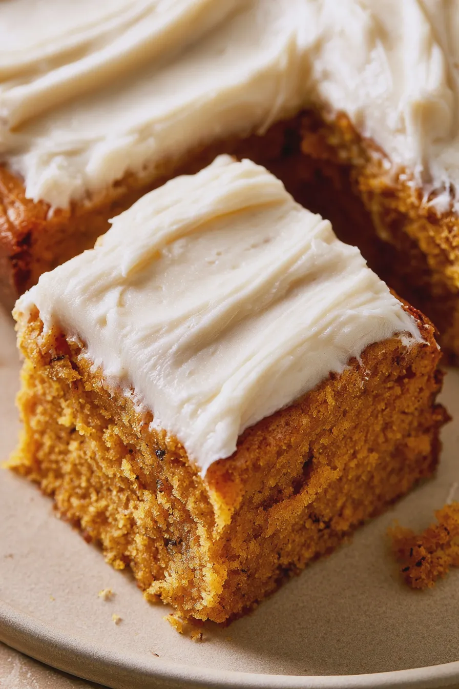 pumpkin sheet cake