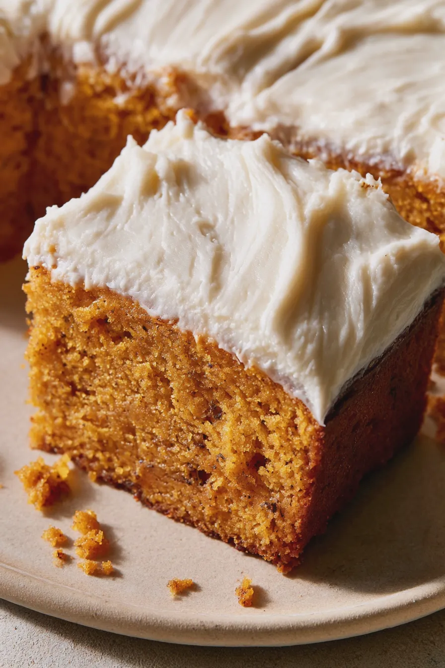pumpkin sheet cake