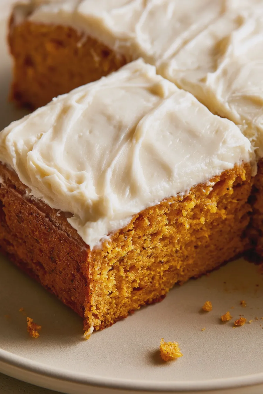 pumpkin sheet cake