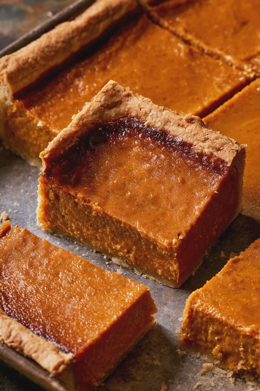 Pumpkin Slab Pie