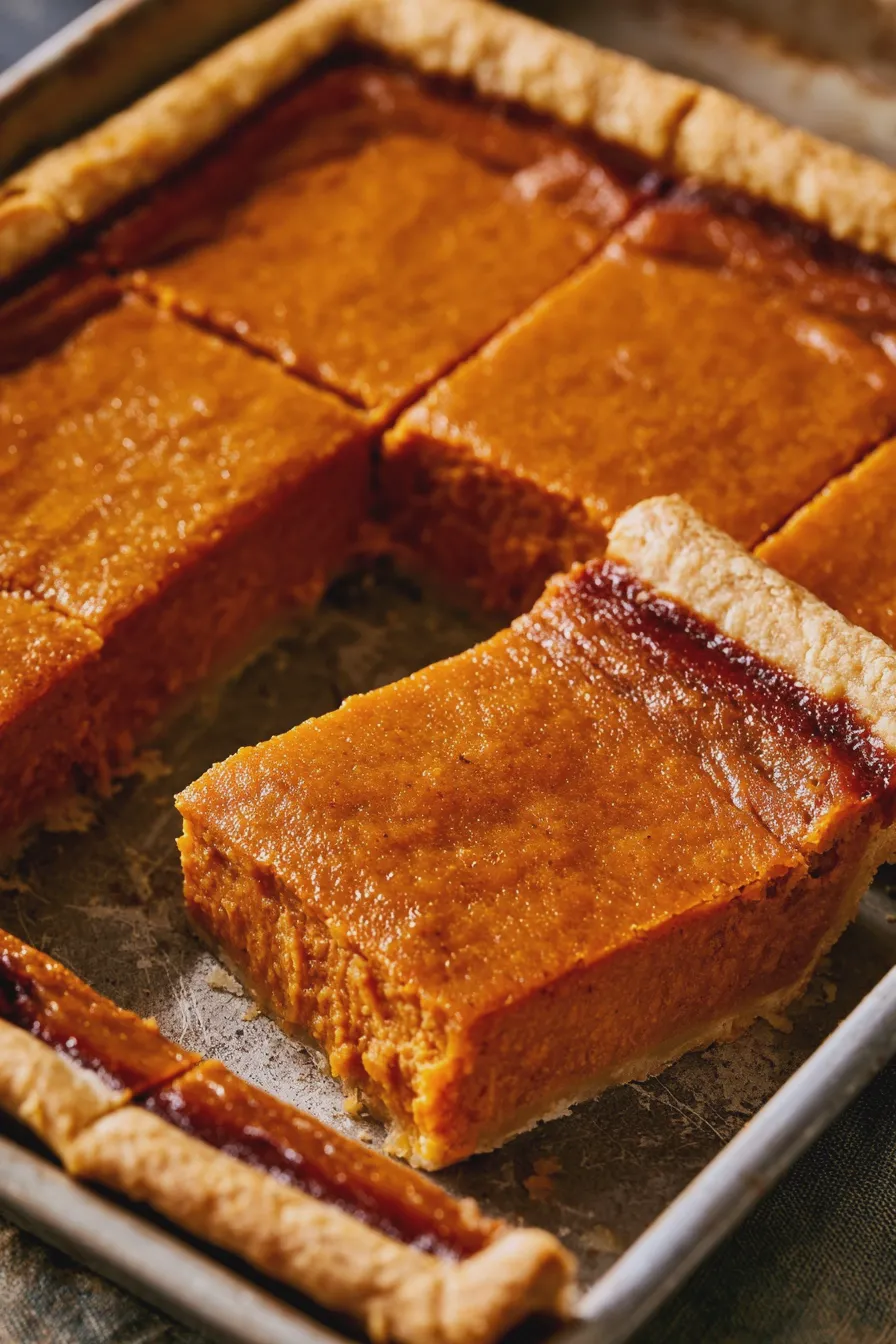Pumpkin Slab Pie