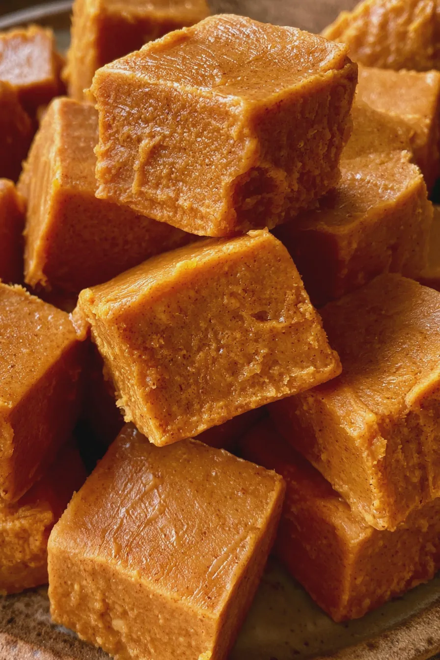 pumpkin spice fudge