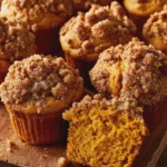 pumpkin streusel muffins